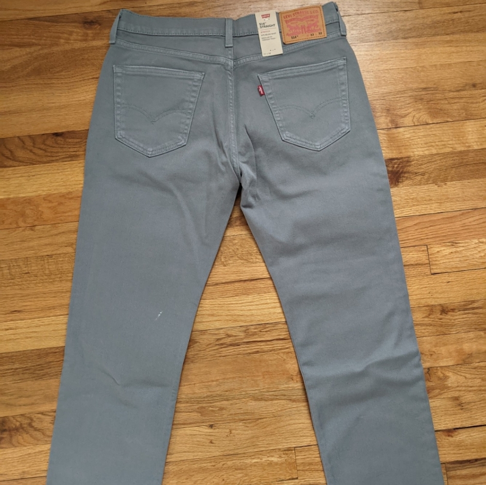 33W 32L Levi's 514 straight stretch men's pants